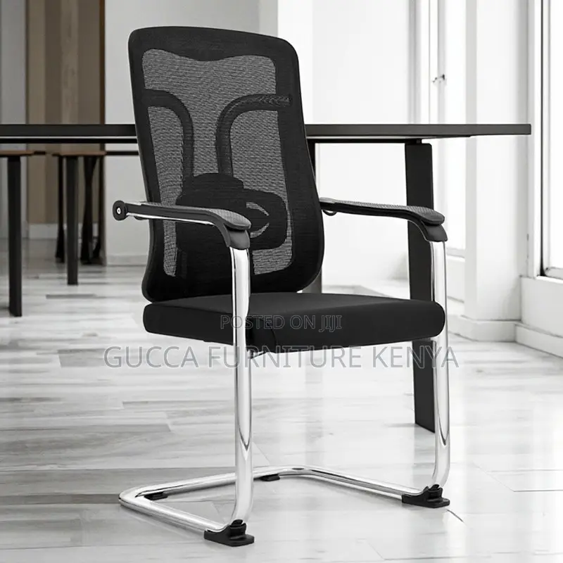 Office Chair: Strong Mesh Boardroom Meeting Bow Chair