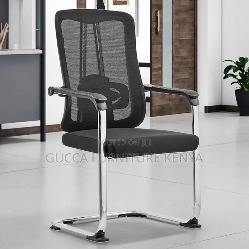 Office Chair: Strong Mesh Boardroom Meeting Bow Chair