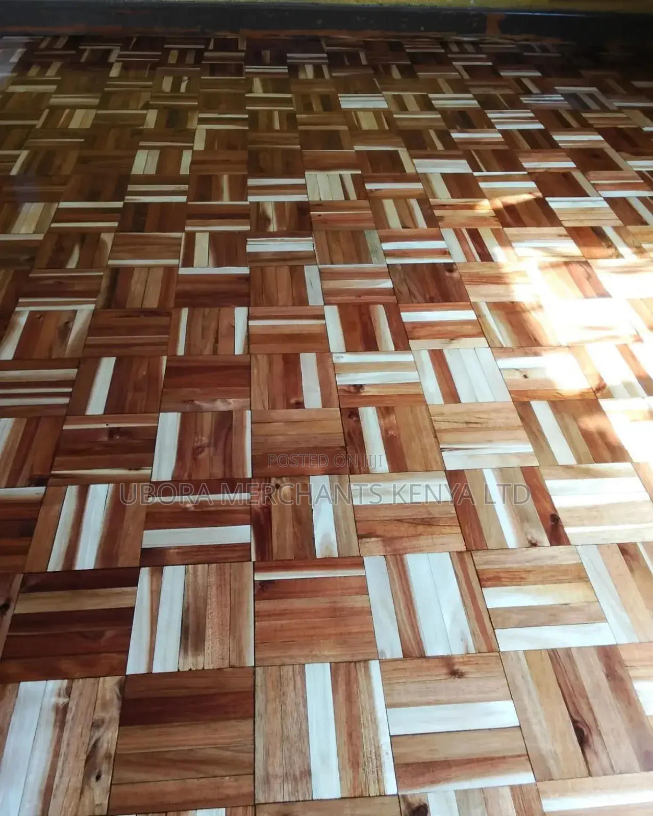Black Wood Parquate Flooring