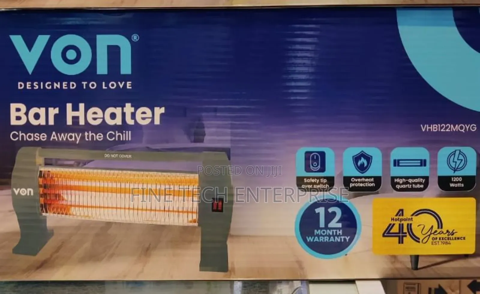 Von Bar Heater 1200w