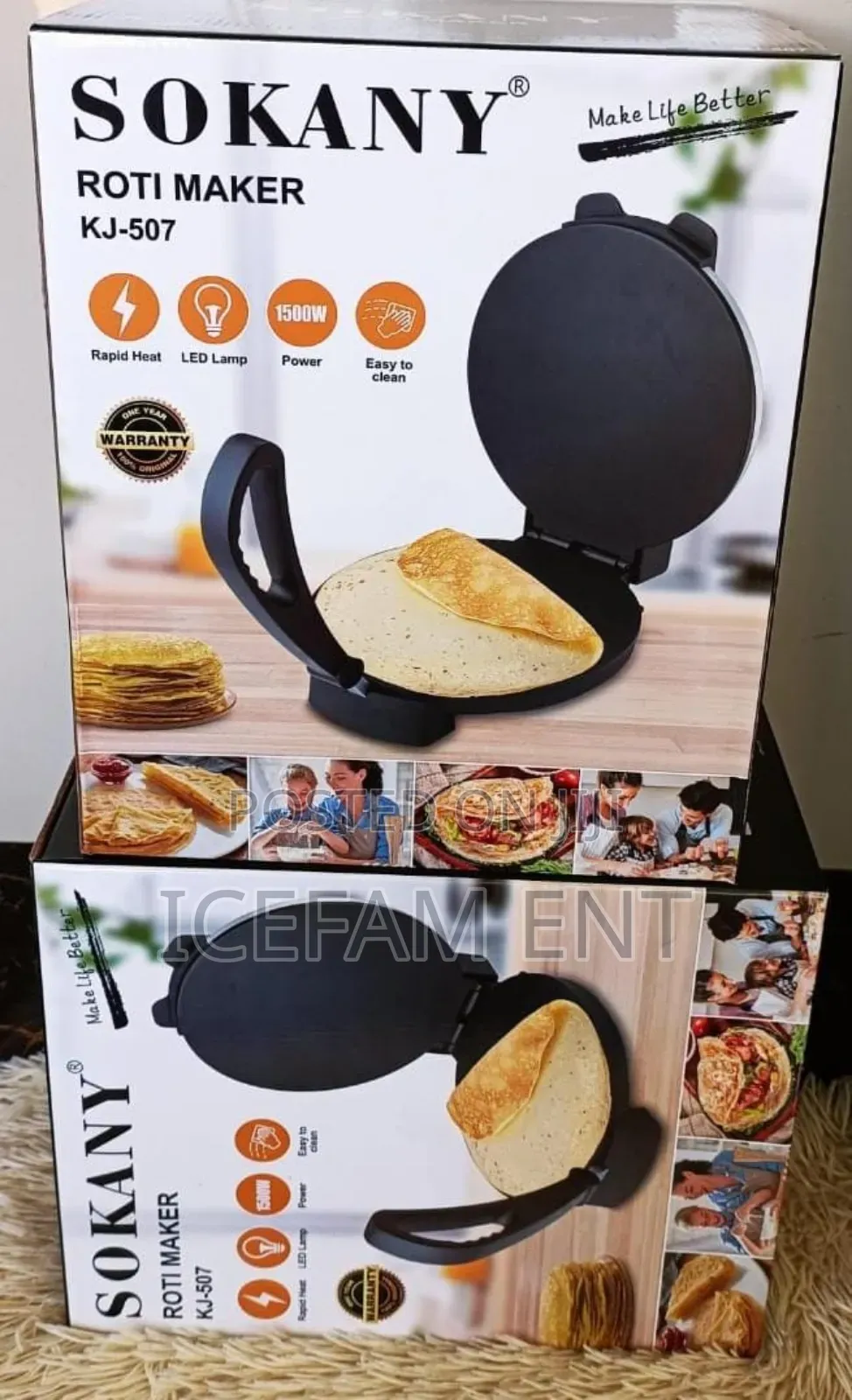 Sokany Chapati Maker/12inch Sokany Chapati Maker