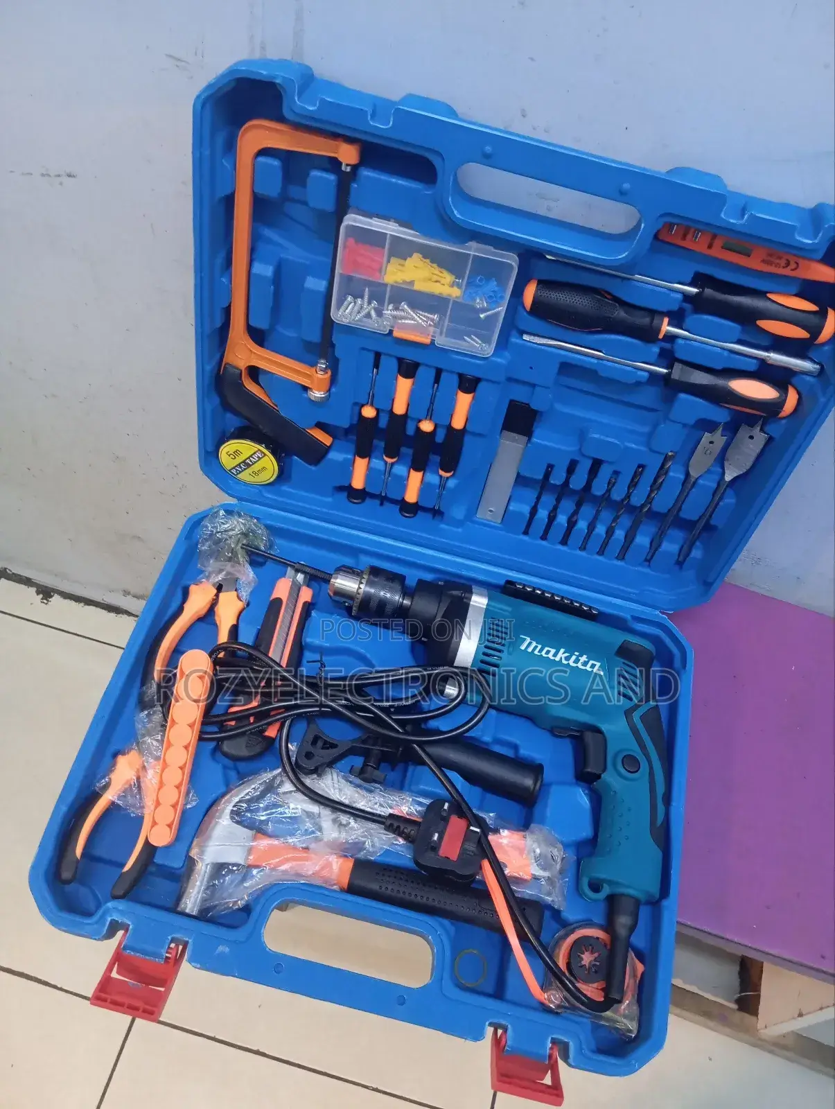Corded Drill Tool Set Kit Makita