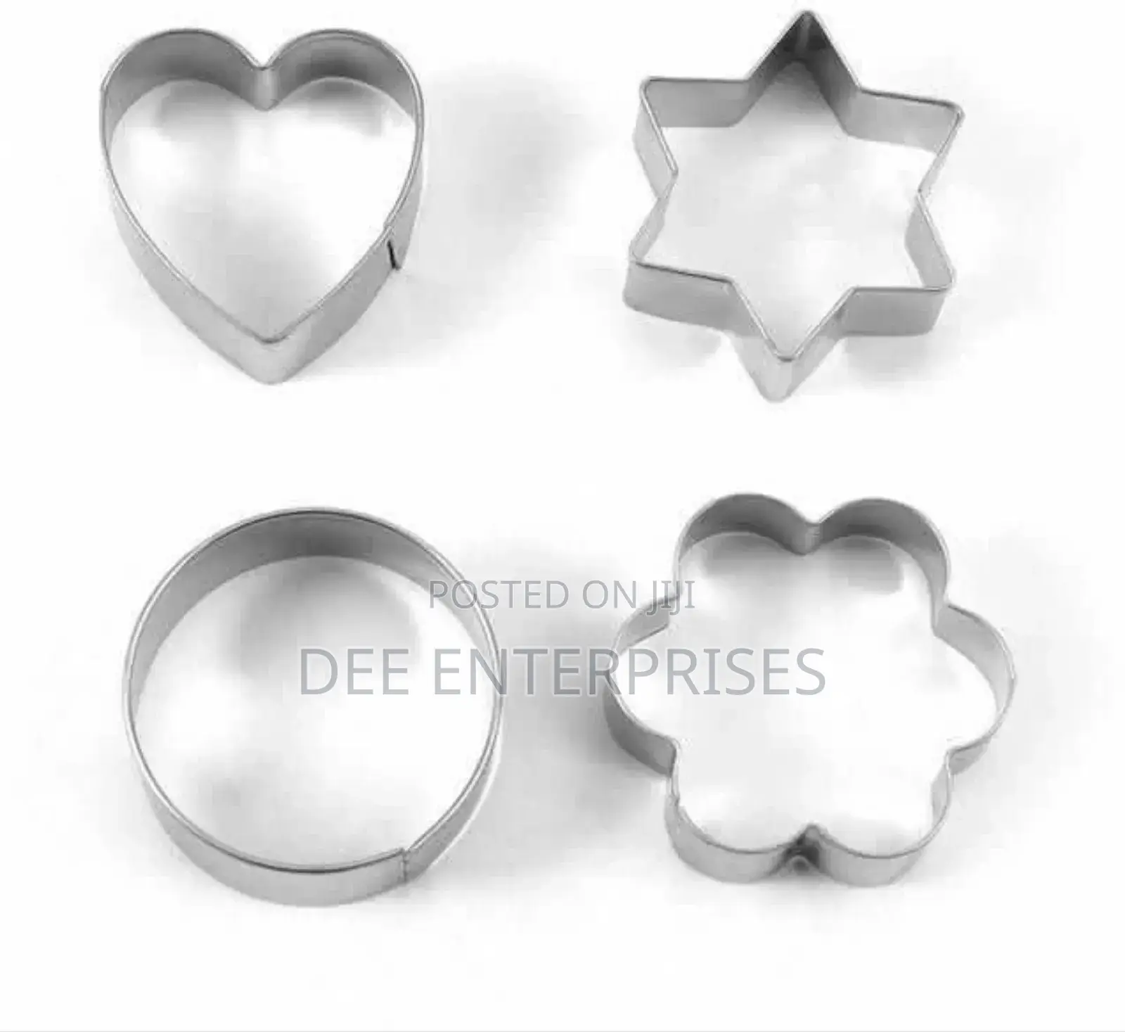 4pcs Stainless Steel Cookie Cutter