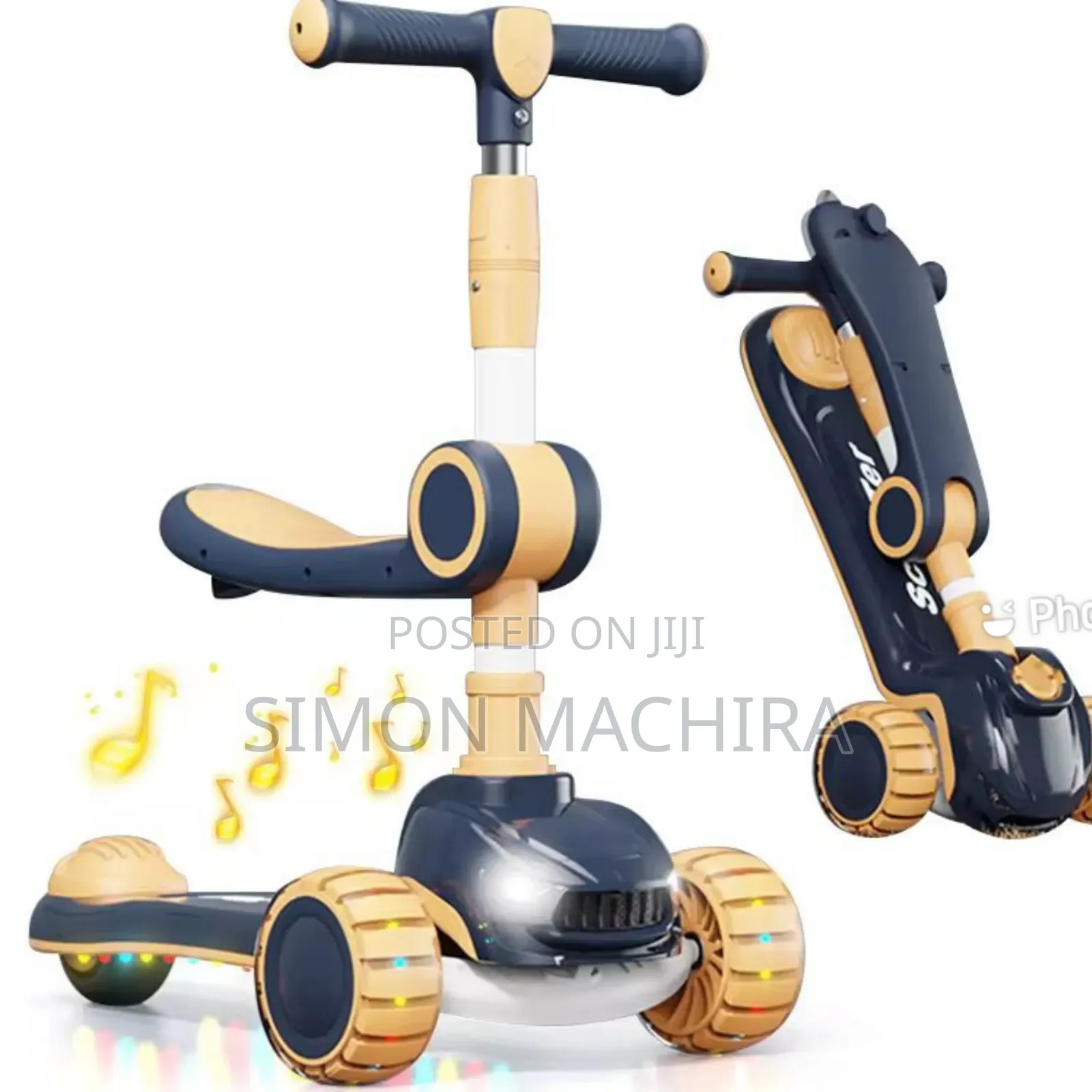 Kids Scooter With Led Lights and Music