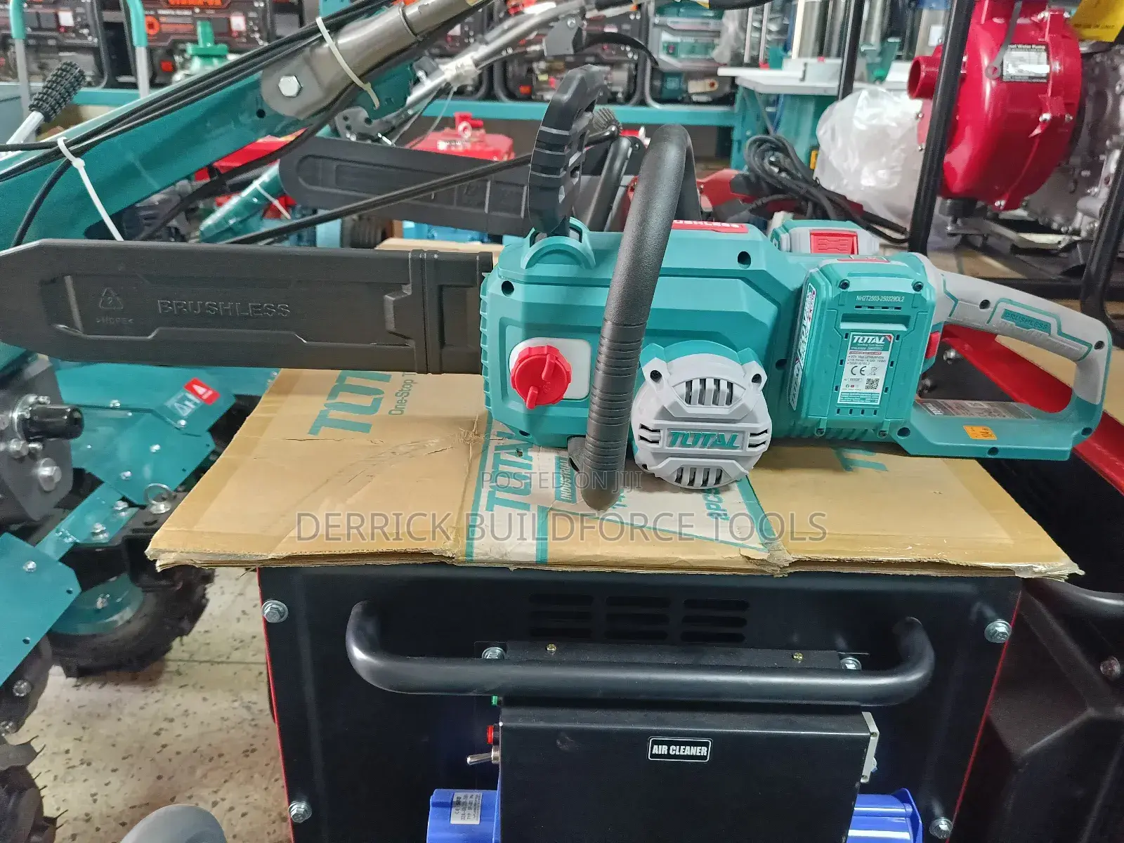 Total Cordless Chain Saw With Lithium Battery