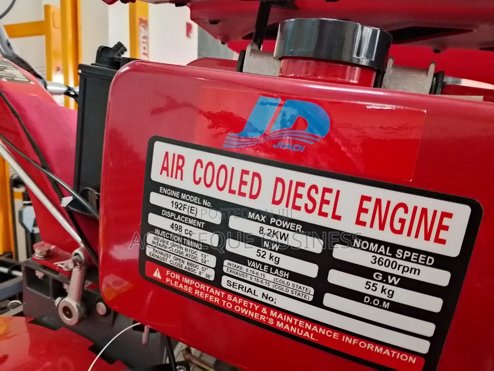 Power Tiller 14hp, Key Start
