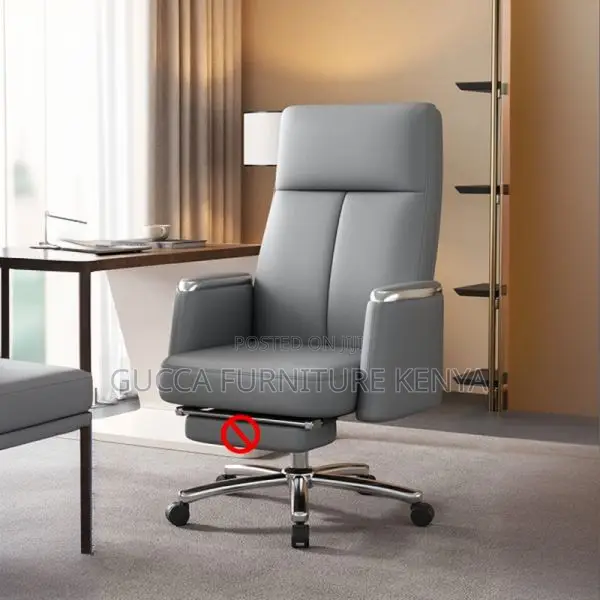 Office Chair: Executive Leather Padded Manager's Desk Hb Chair