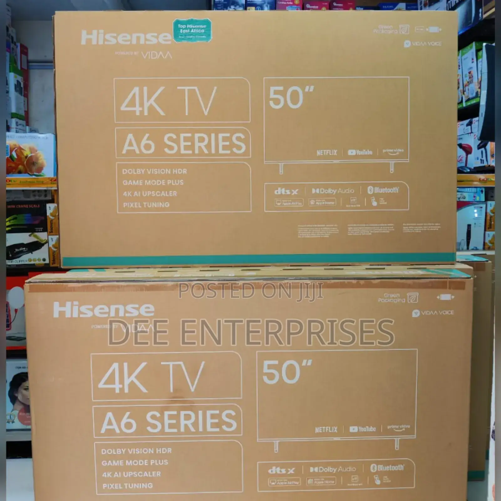 Hisense 50" Smart A6 Tv