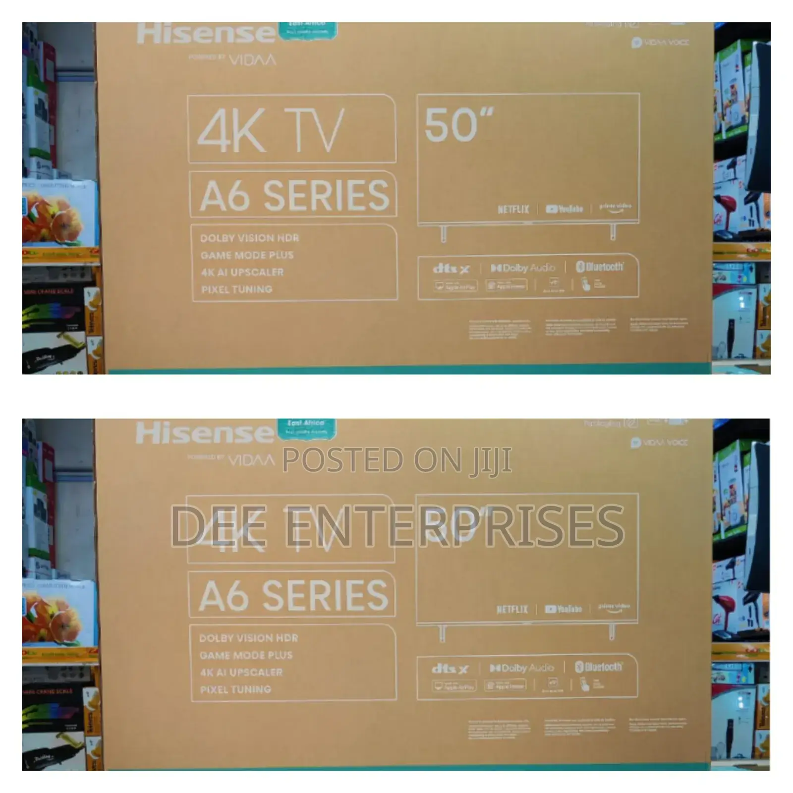 Hisense 50" Smart A6 Tv
