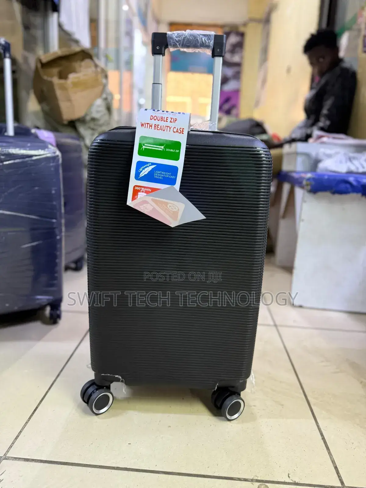 Suitcase Rubber Unbreakable Suitcase Small Size