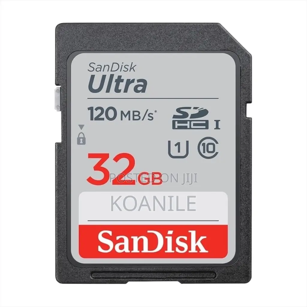 Sandisk 32gb Ultra SDHC Uhs-I Memory Card