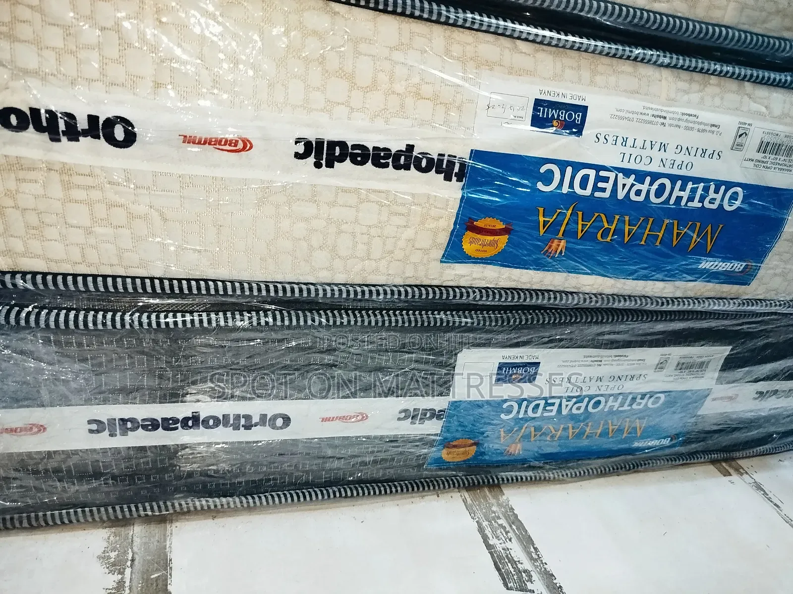 No More Back Ache! Orthopedic Spring Mattresses 10inches Thick.