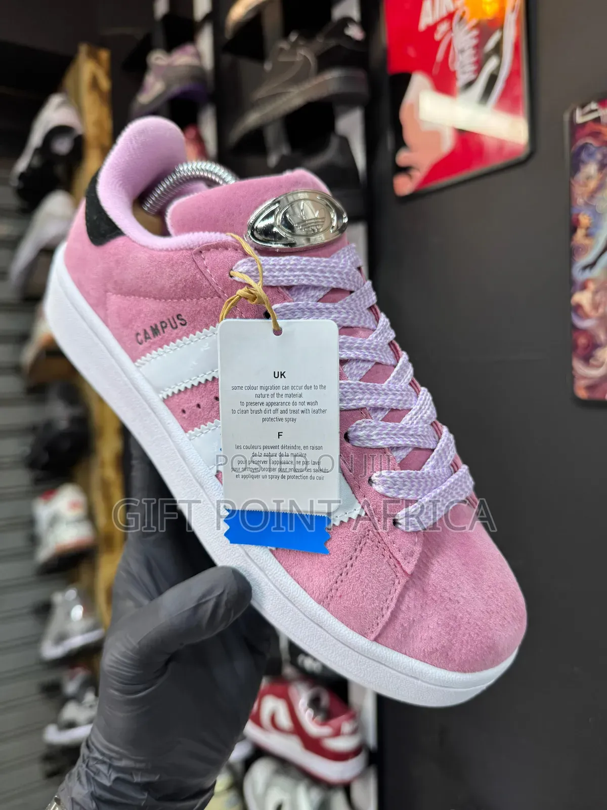 Pink Adidas Campus For Ladies
