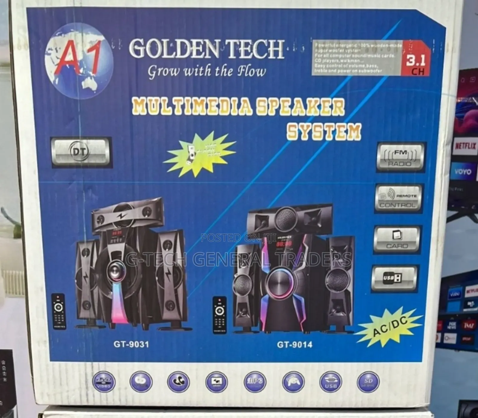 Goldentech 3.1ch Multimedia Speaker
