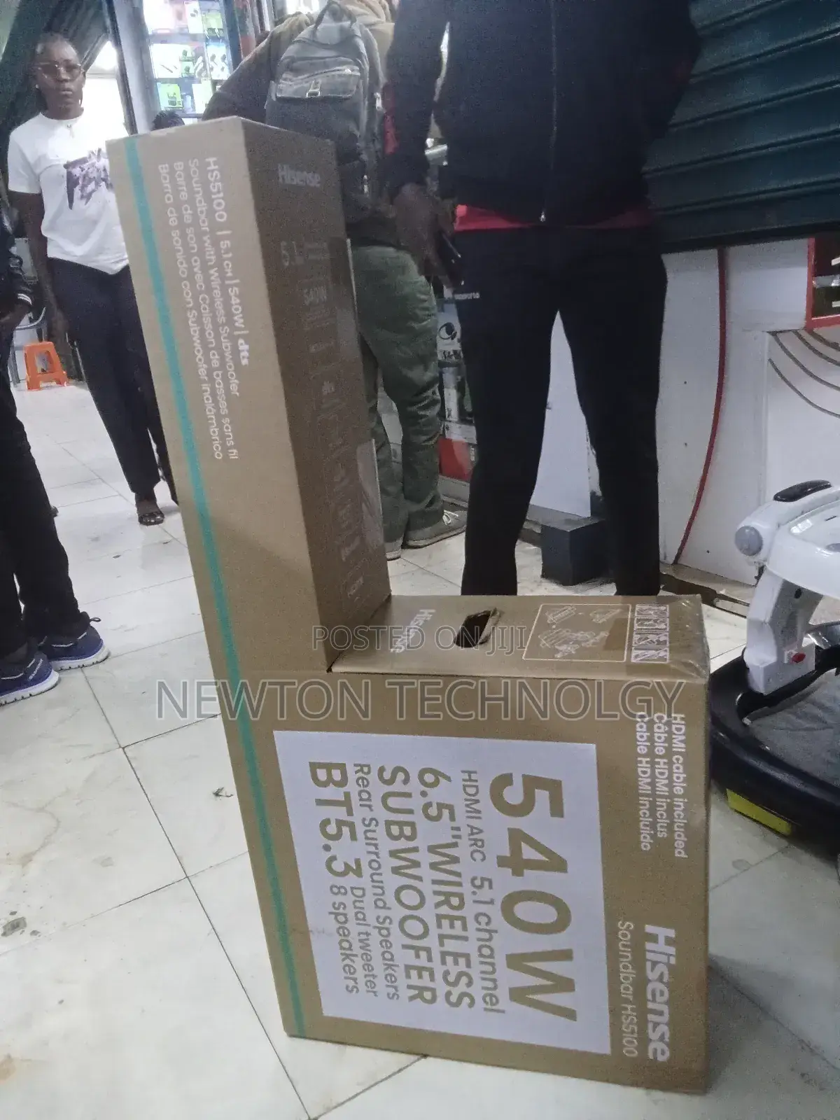 5.1 Hisense Soundbar 5400 Watts