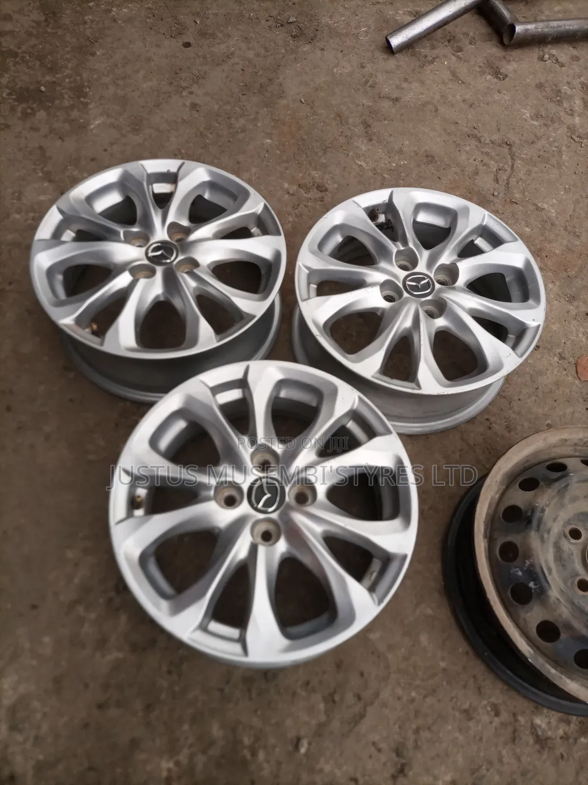 Mazda 2 Silver Sports Rims Size 15