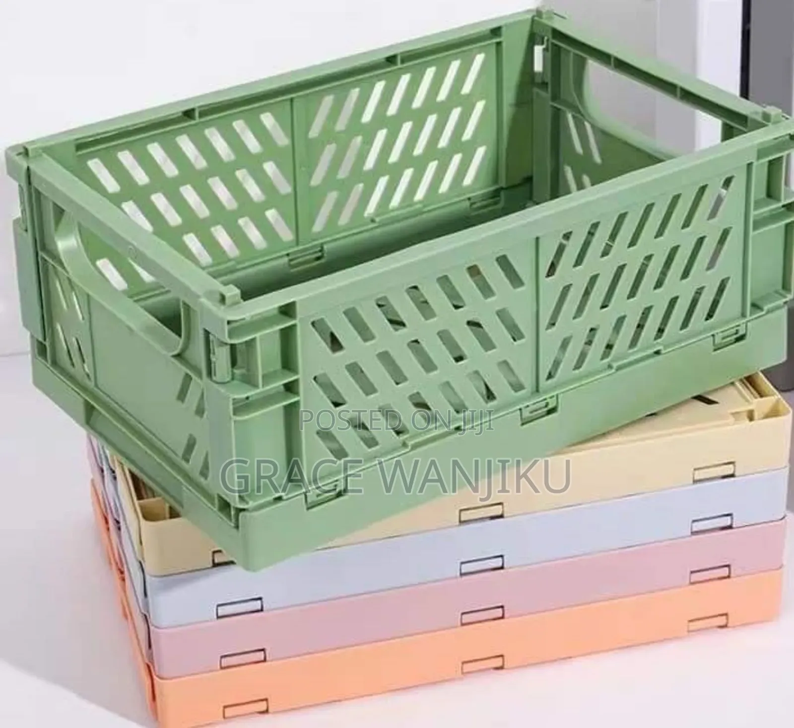 *Space Saving Detachable Foldable Basket
