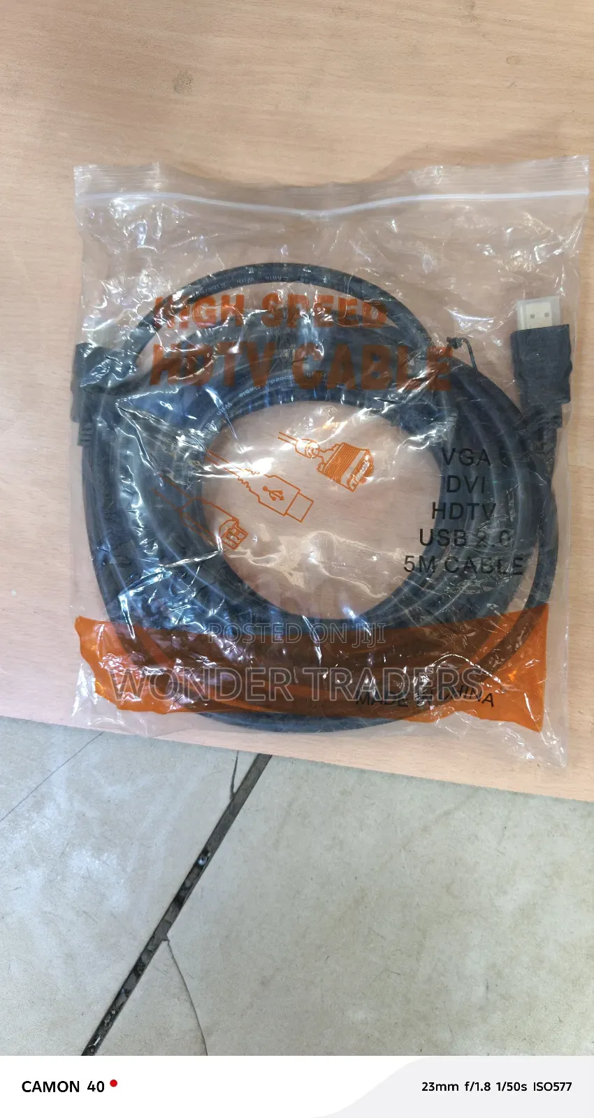 Hdmi Cable Usb 2.0 5m Cable