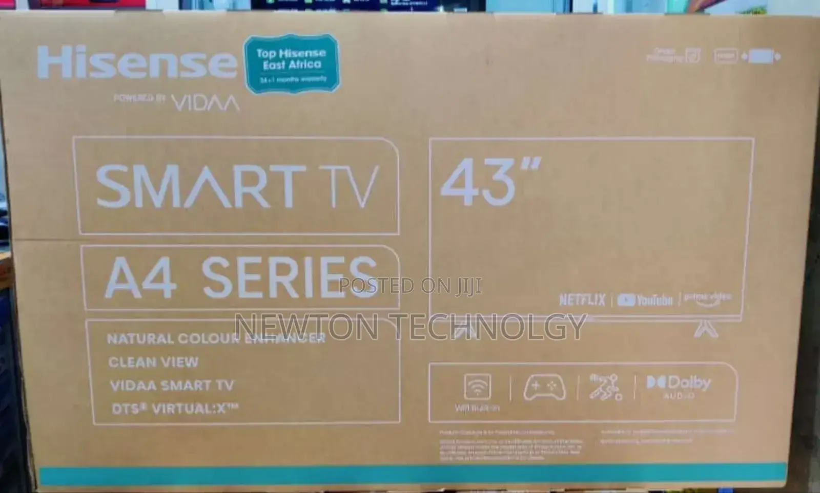 Hisense 43 Inches Smart Tv Frameless A4 Series