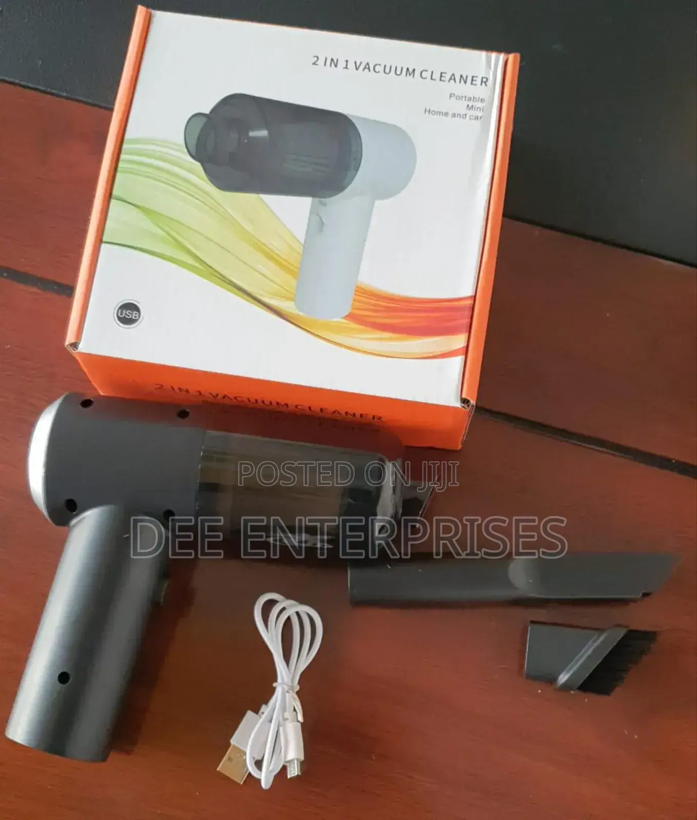 Rechargable 2in1 Vacuum Cleaner (3800pa Suction Only + Led Light)