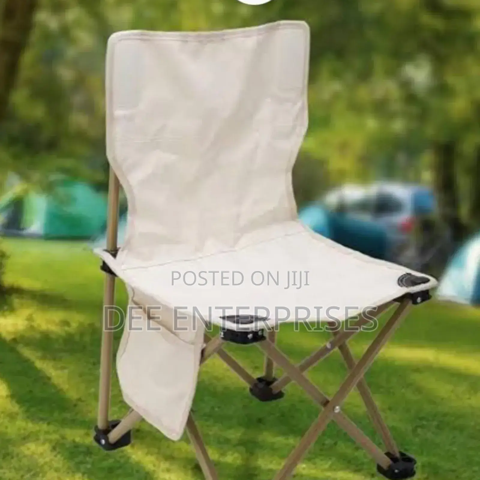 Foldable Metallic Frame Waterproof Canvas Camping Chair