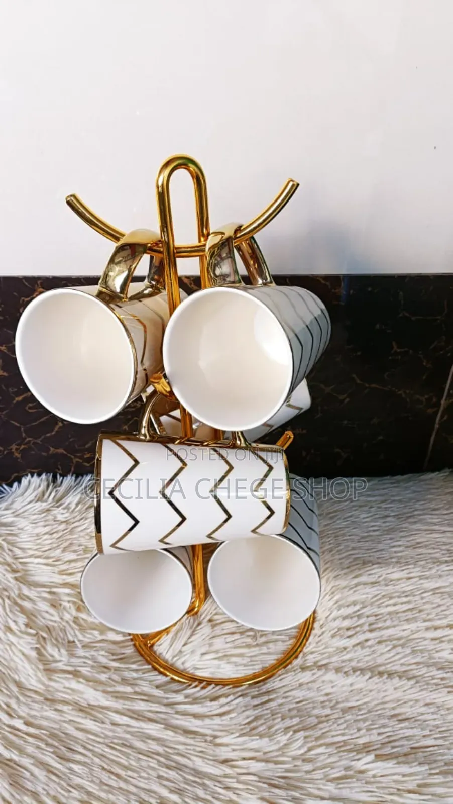 Long Gold Cups