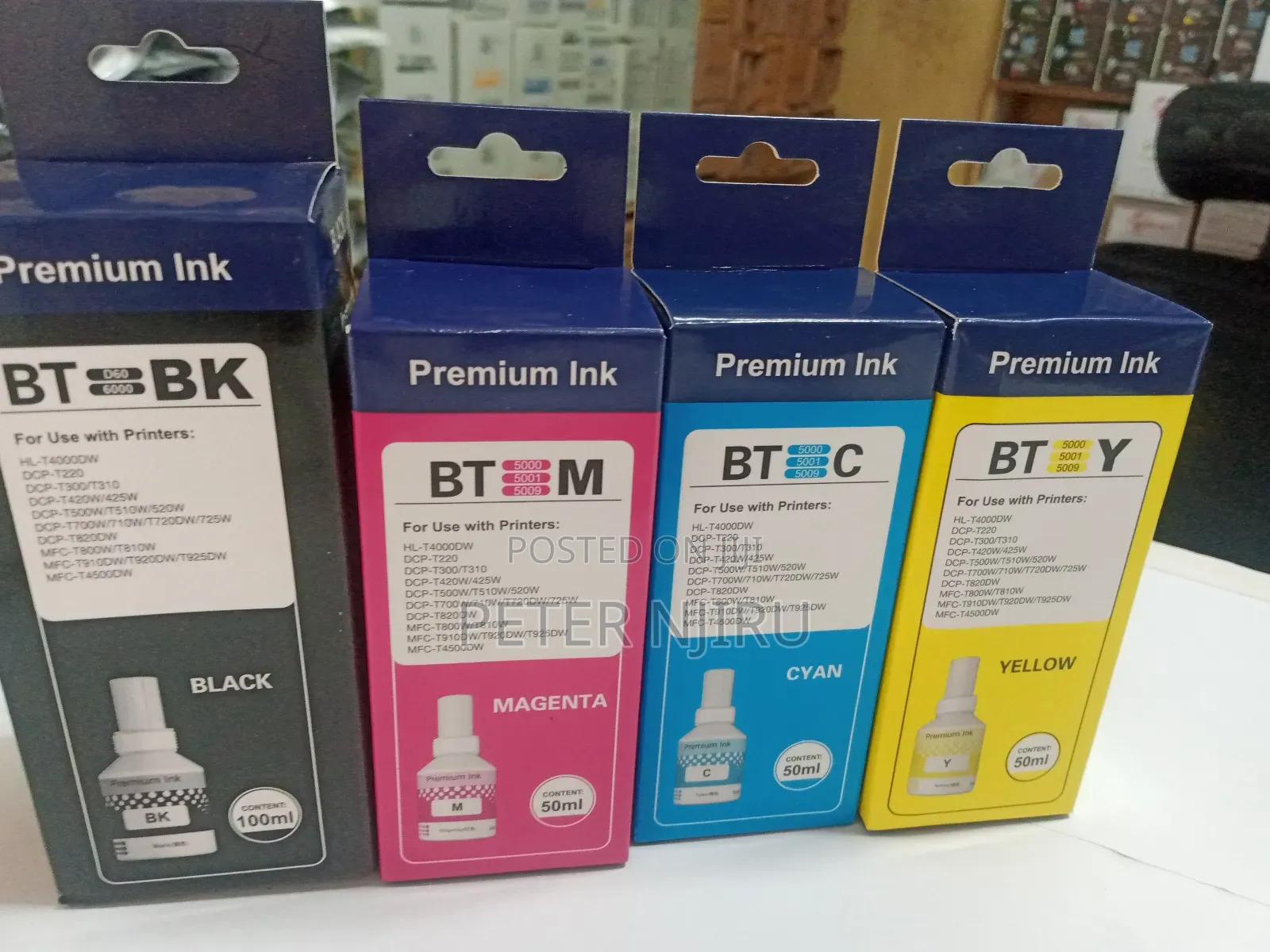 Premium Bt5000 Brother Ink (Bk,C,Y,M)