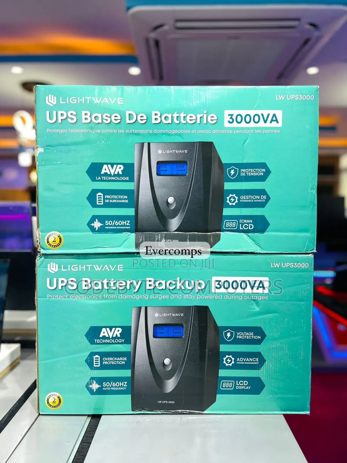 Brand New 3kva Ups Backup Lightwave ^°3000va Ups Lightwave