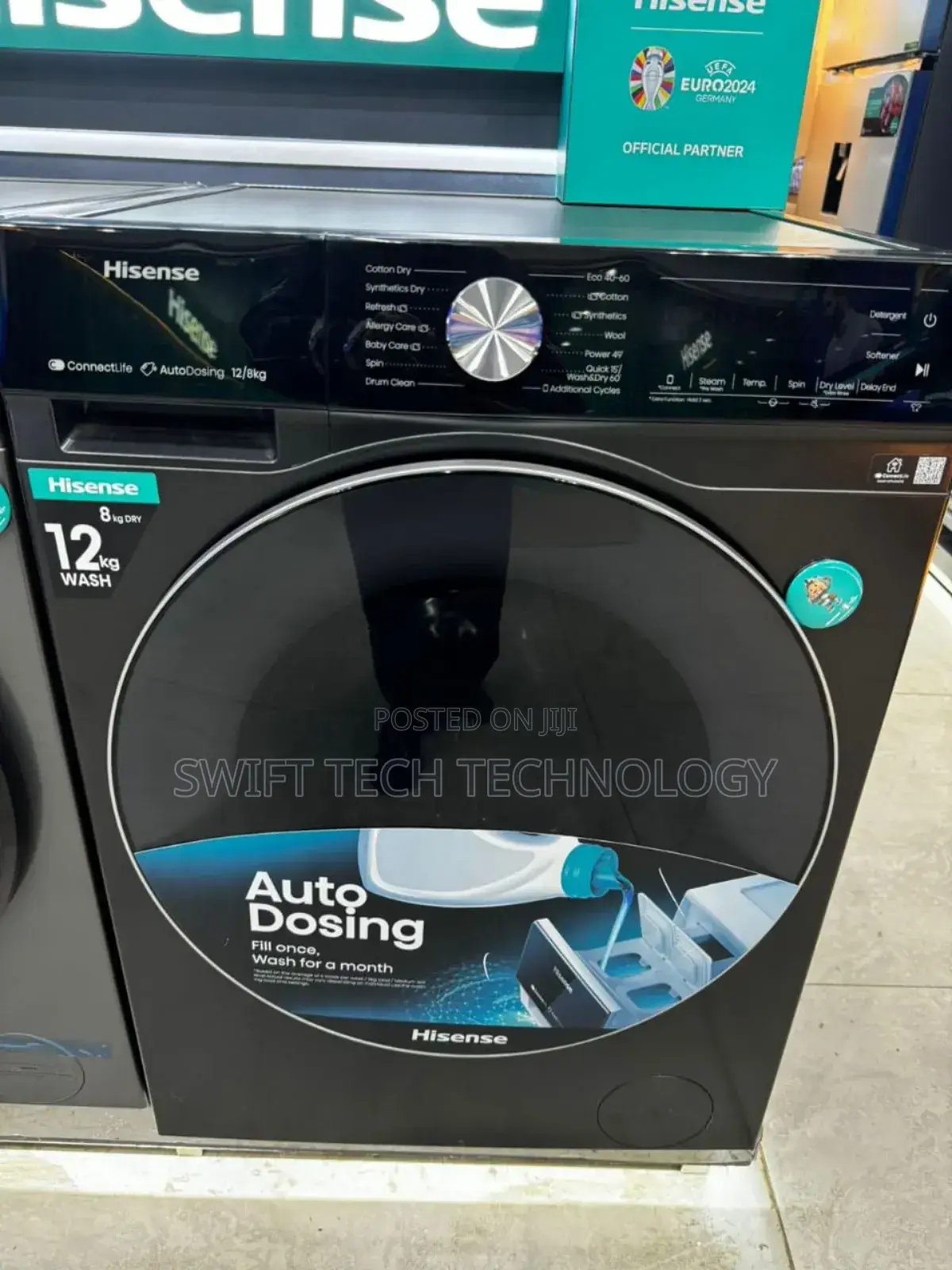 Washing Machine Hisense 12 Kg Wash Spin Auto Dosing