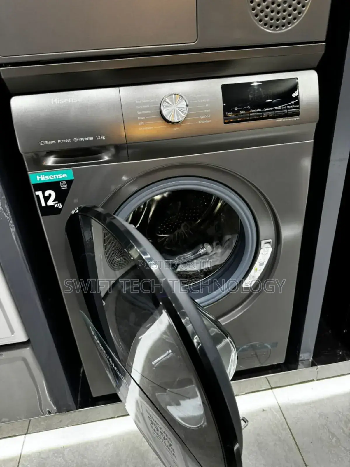 Hisense Washing 12/ 8kg Wash N Dry Full Automatic With Drier