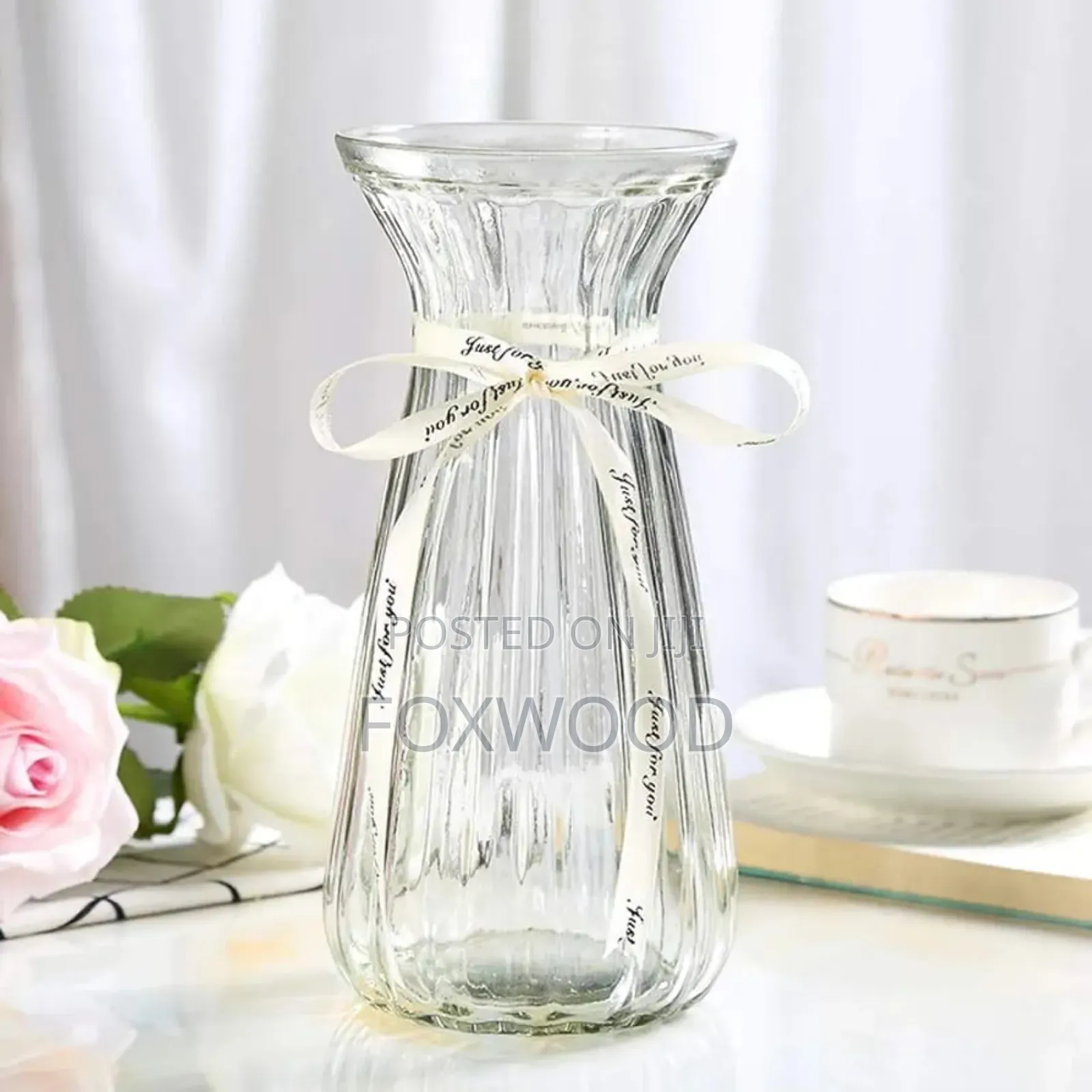 Diamond Flower Vase Rainbow 25cm