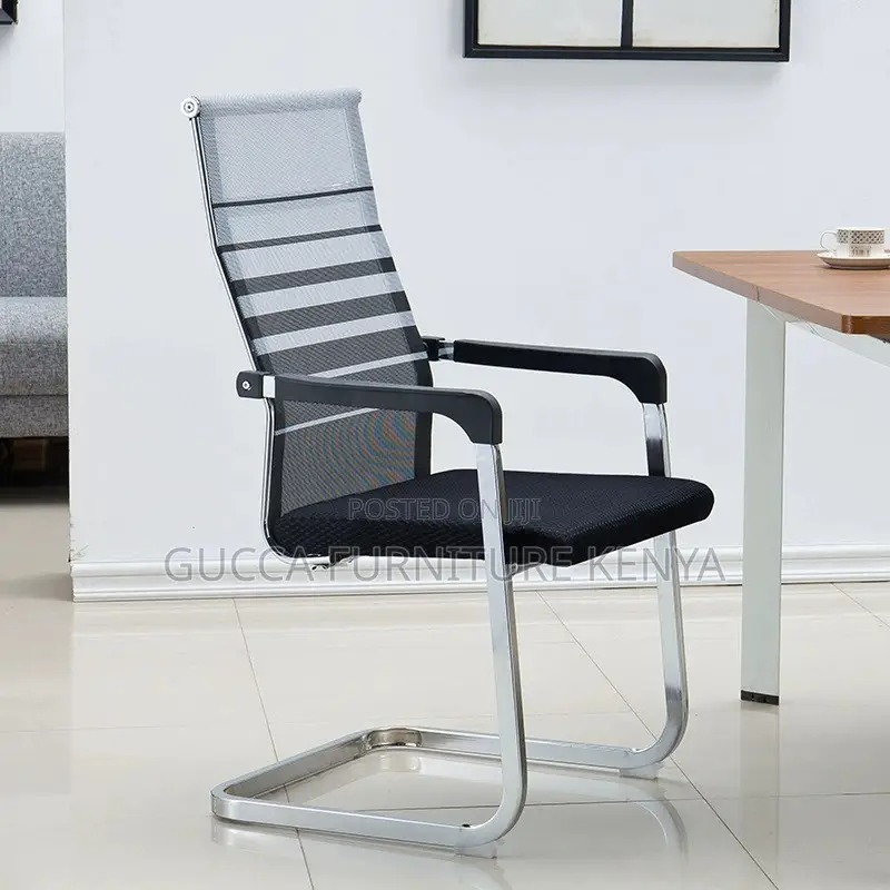 Office Chair: Mid-Back Mesh Boardroom Bow Office Chair