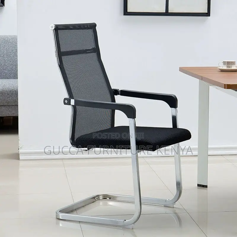 Office Chair: Mid-Back Mesh Boardroom Bow Office Chair