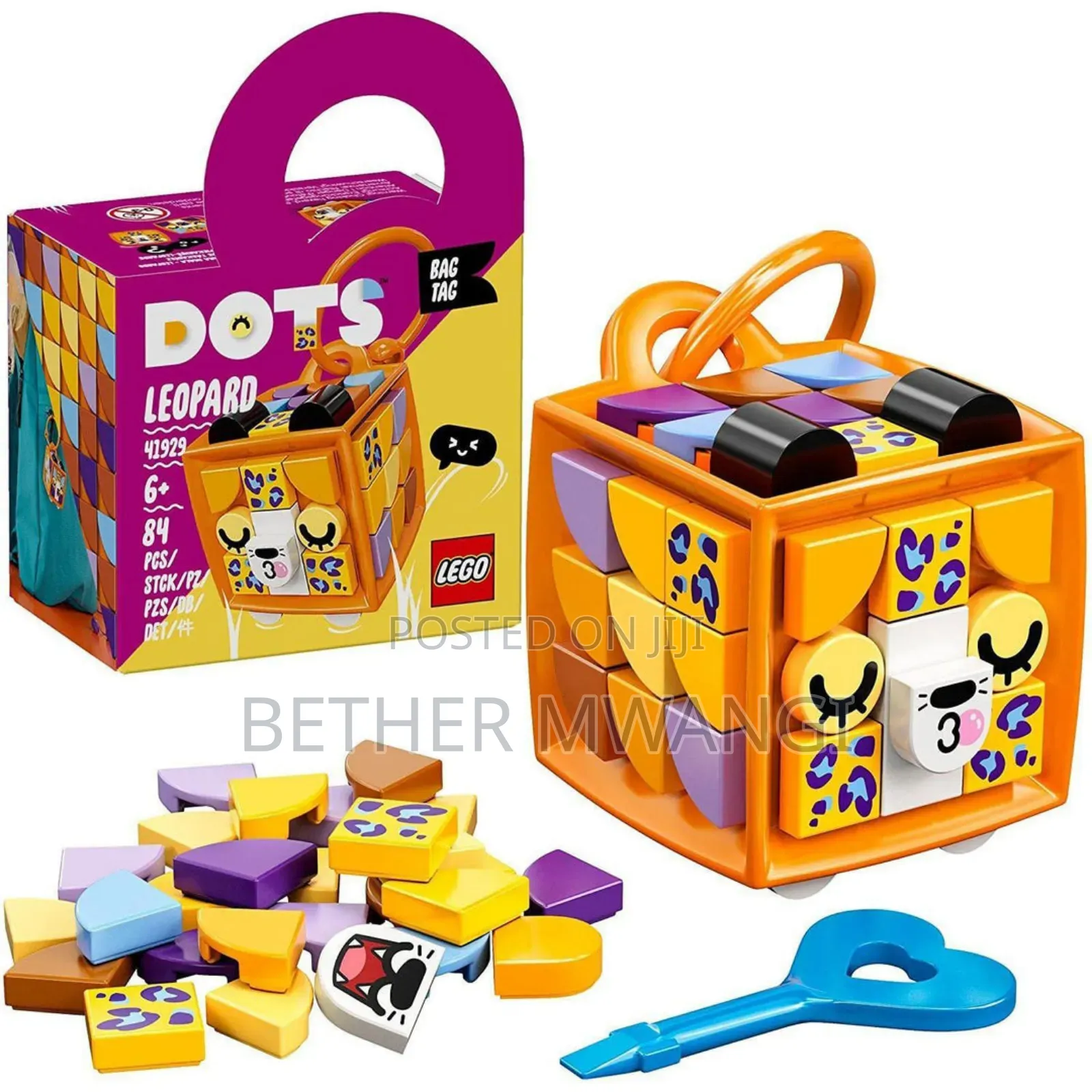 Lego 41929 - Dots Bag Tag Leopard in Kenya