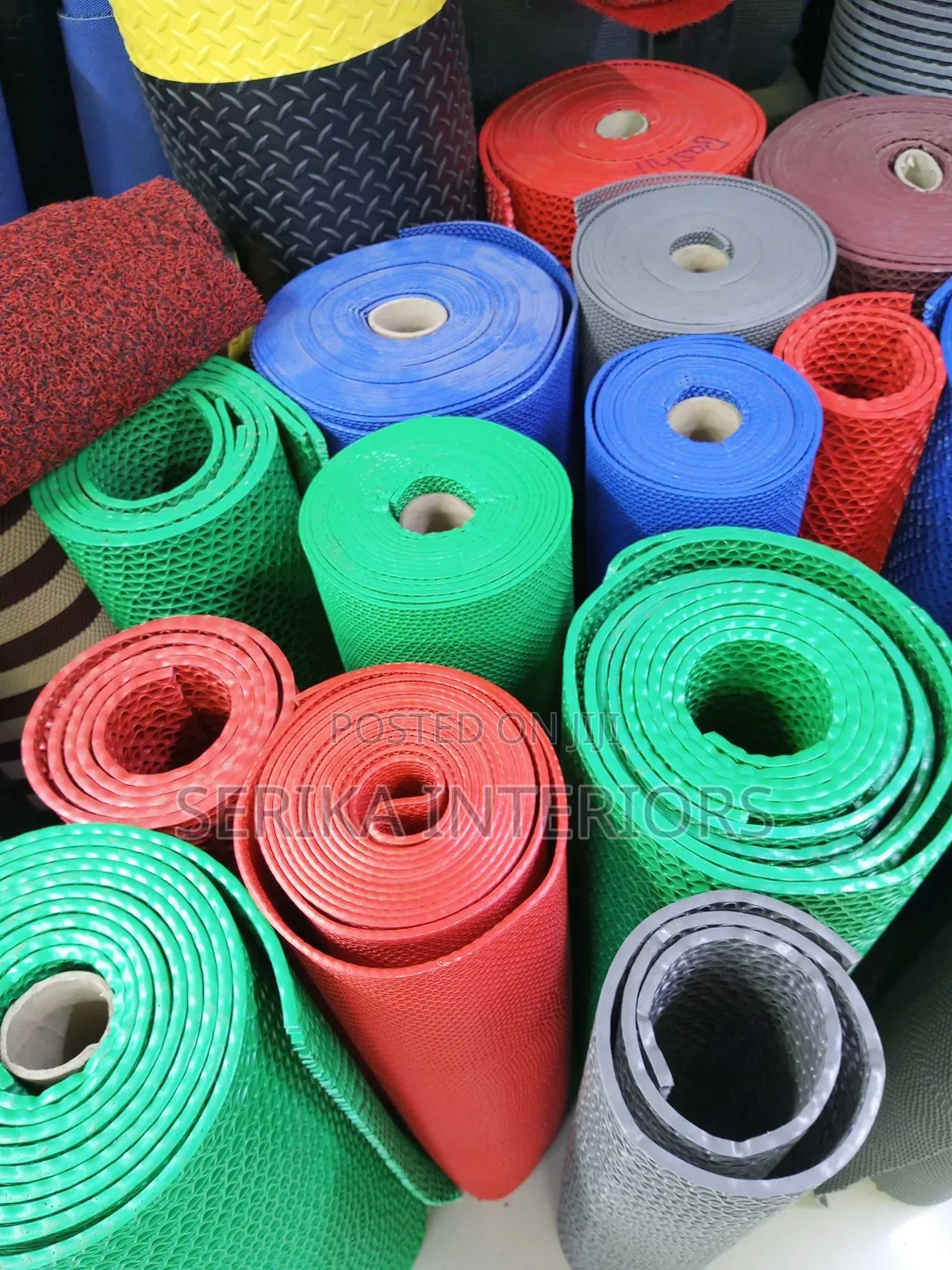 Ant Slippery Mats Spaghetti Rubber Mats Environmental Friendly