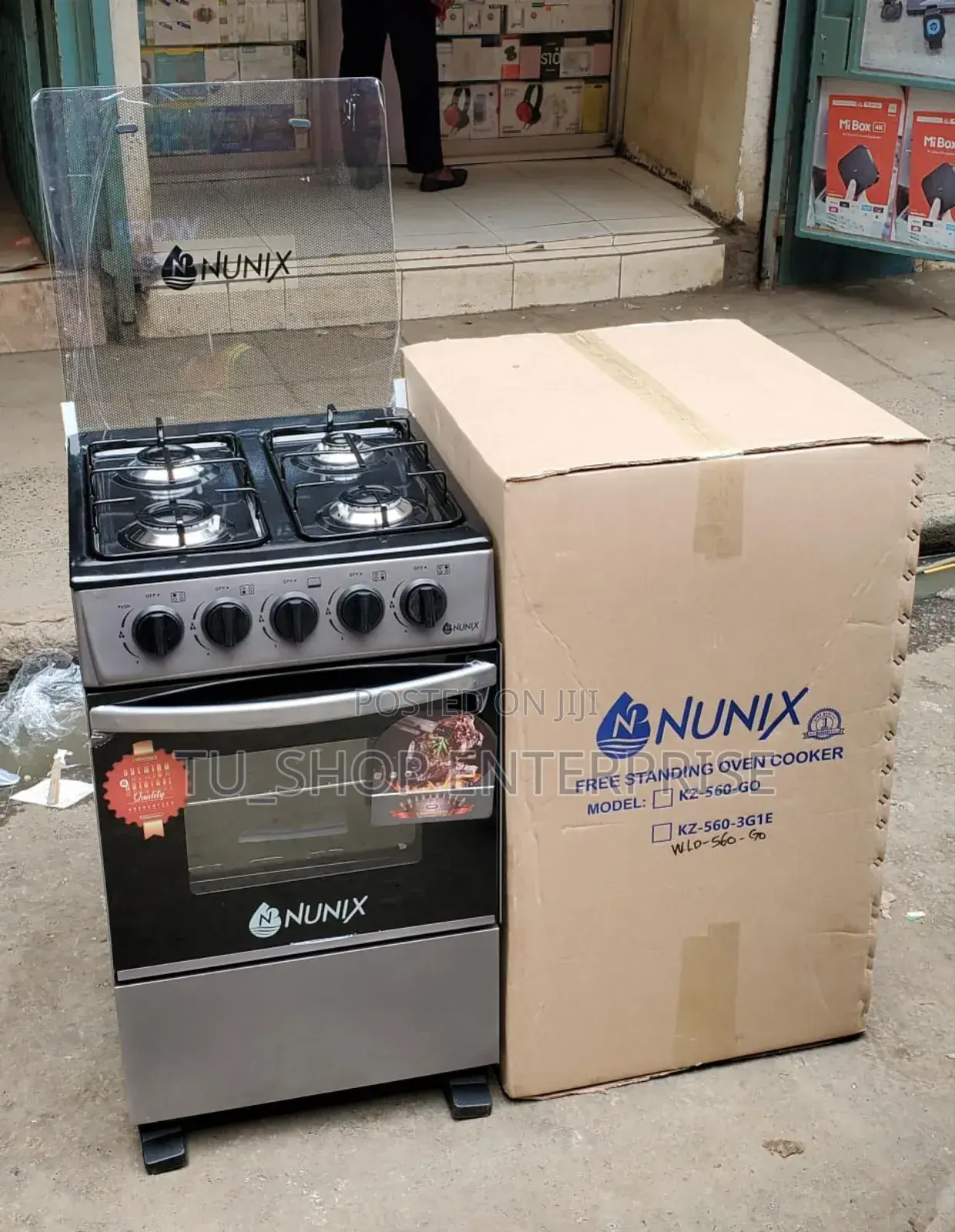 New Model 50*55 Nunix Full Gas Standing Cooker