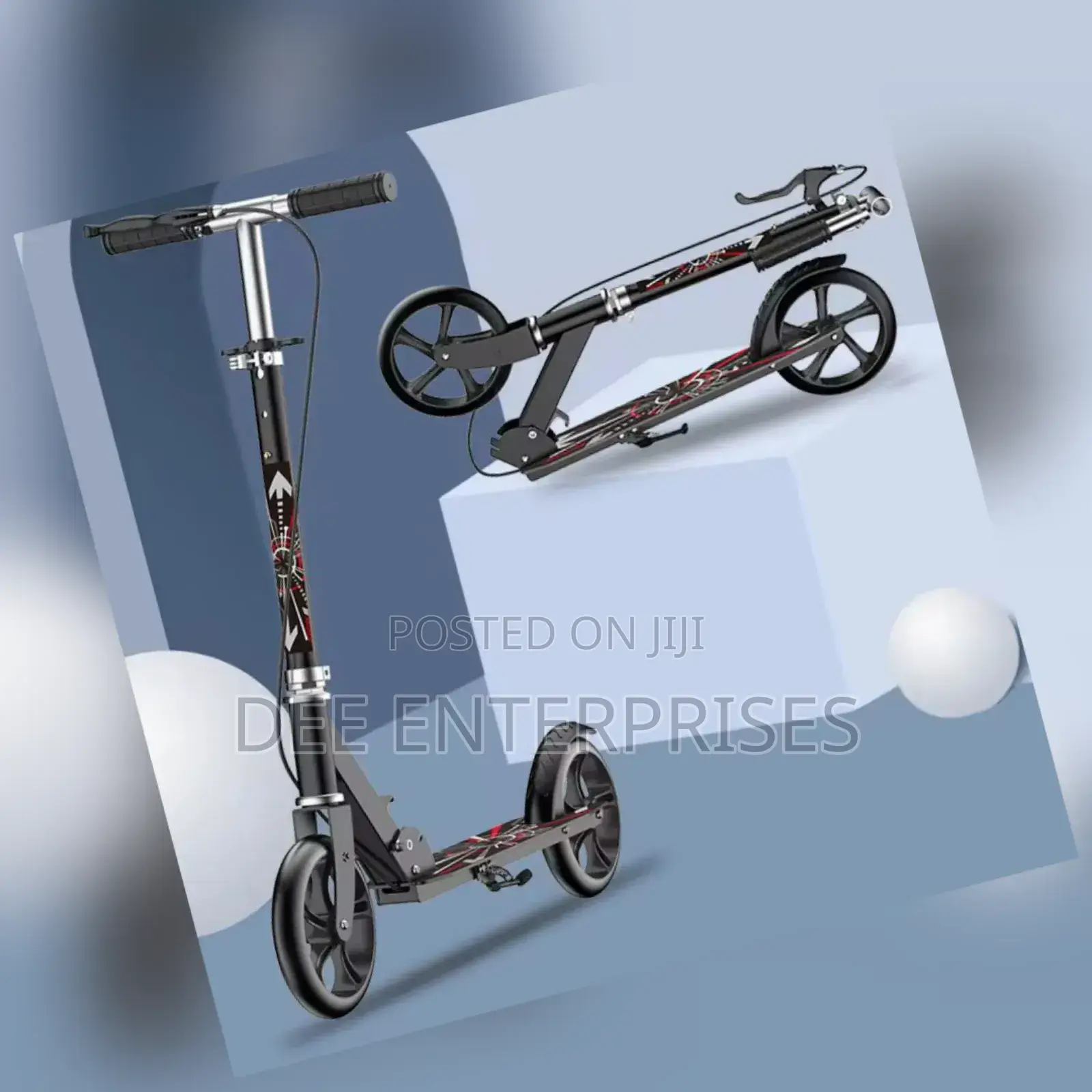 Foldable Metallic Scooter