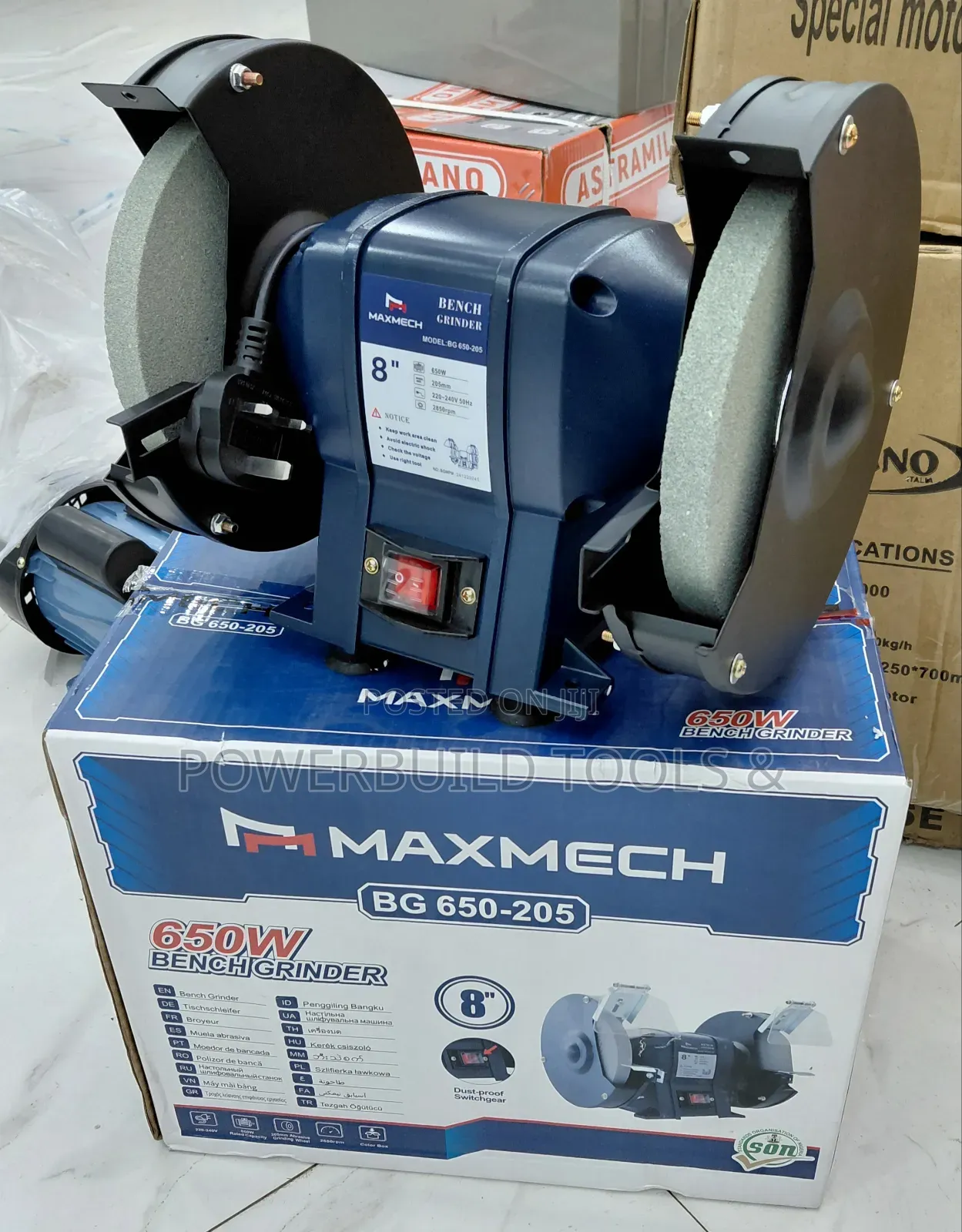 Bench Grinder 8" 650w Electric