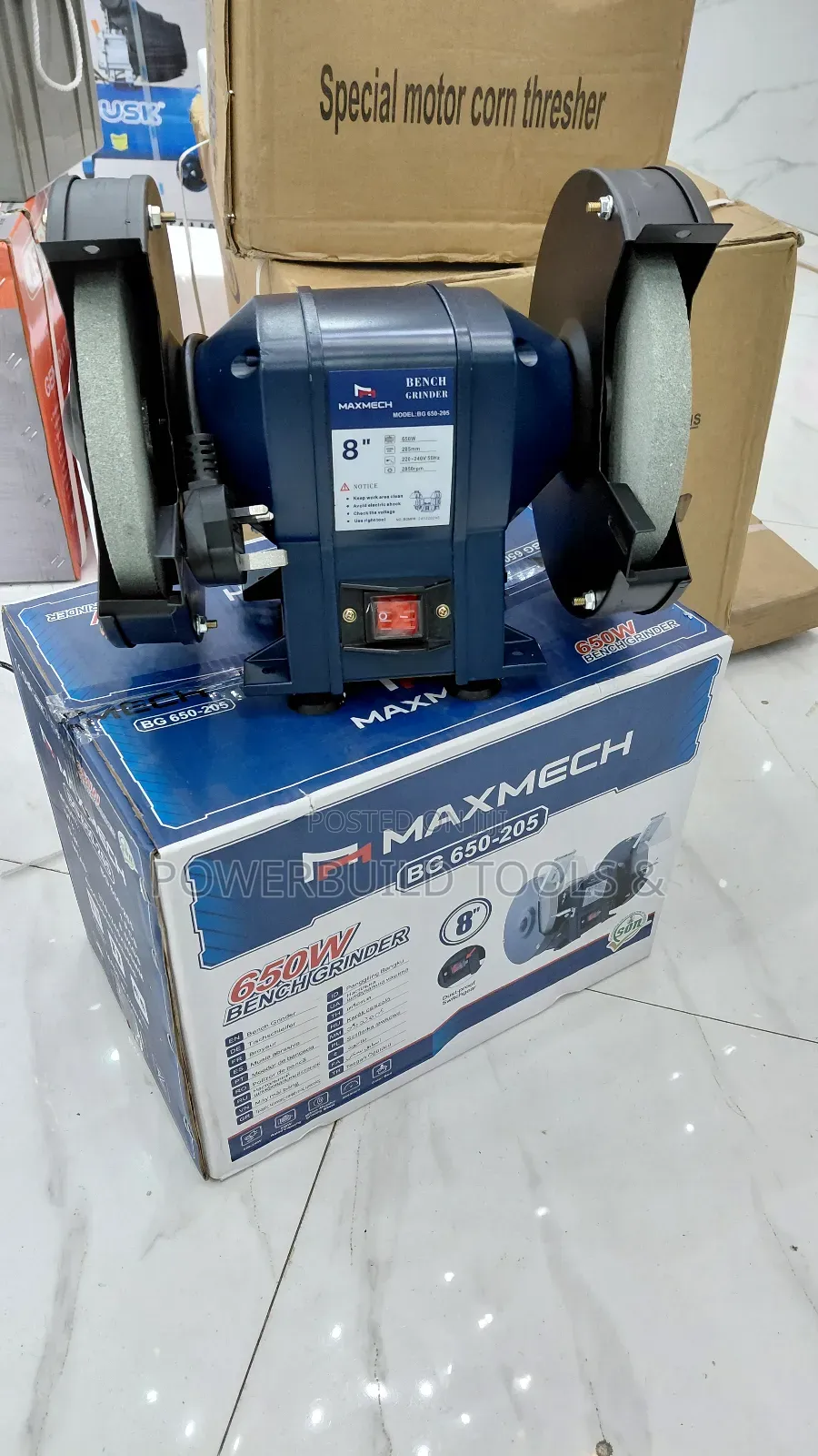 Bench Grinder 8" 650w Electric
