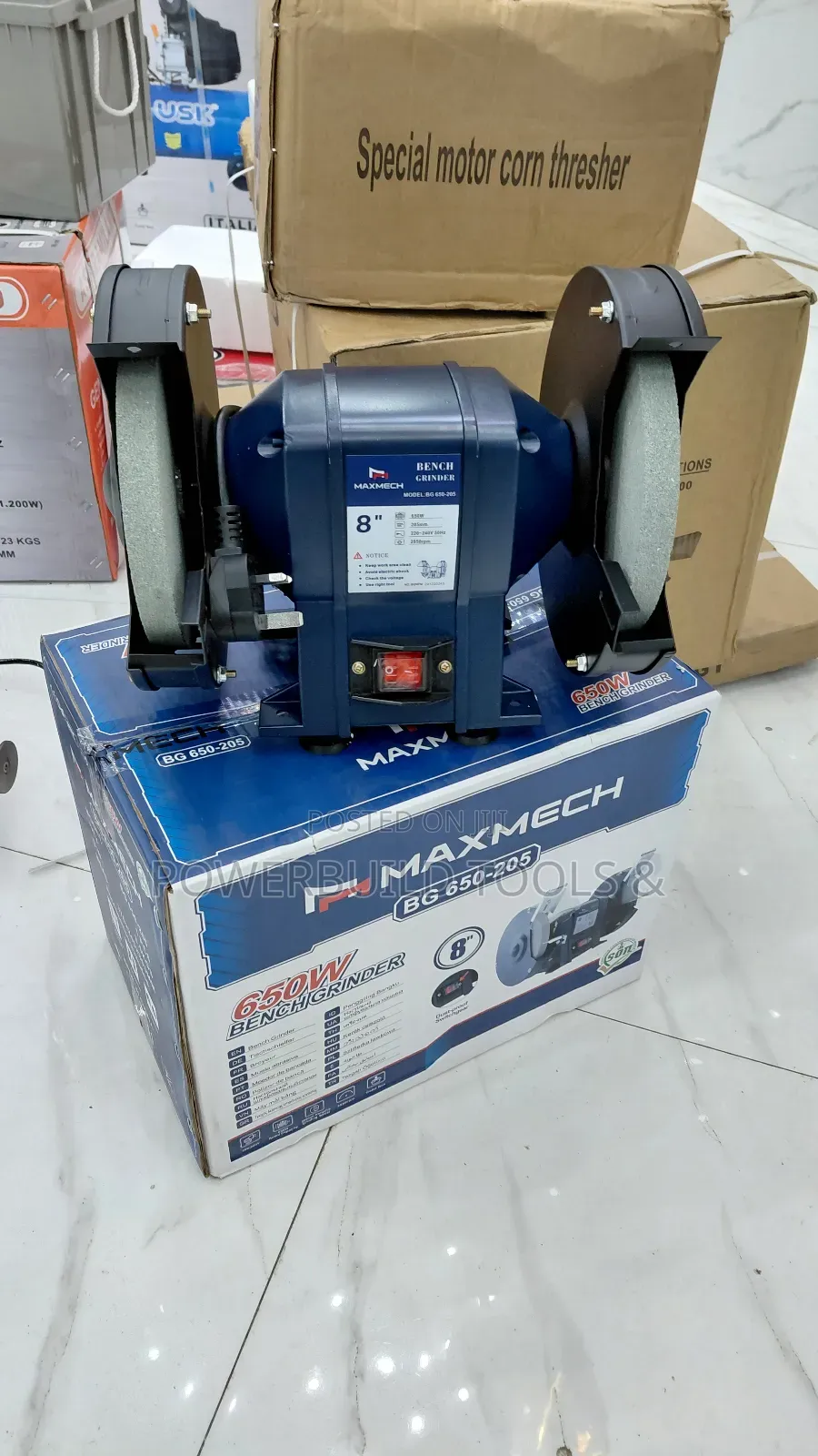 Bench Grinder 8" 650w Electric