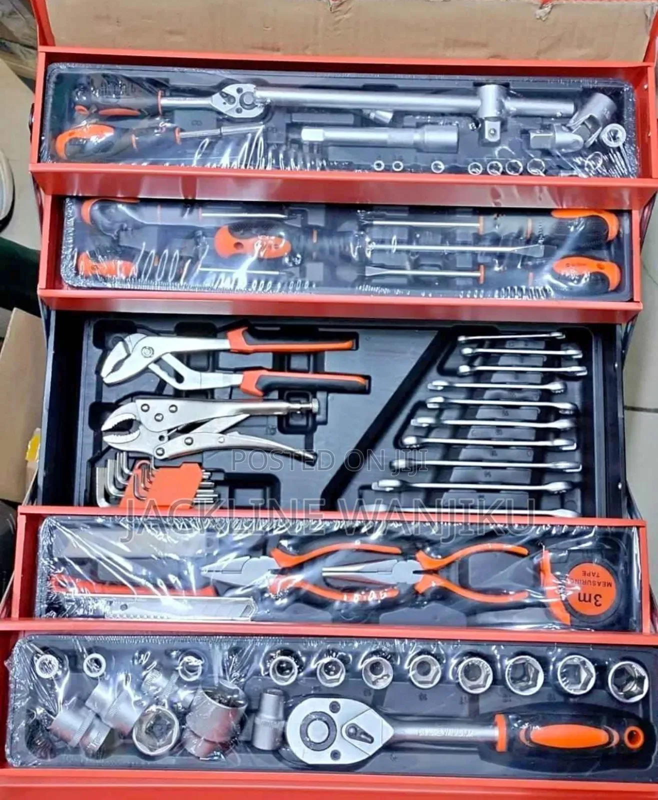 85pc Spanner Tool Set With Metal Box