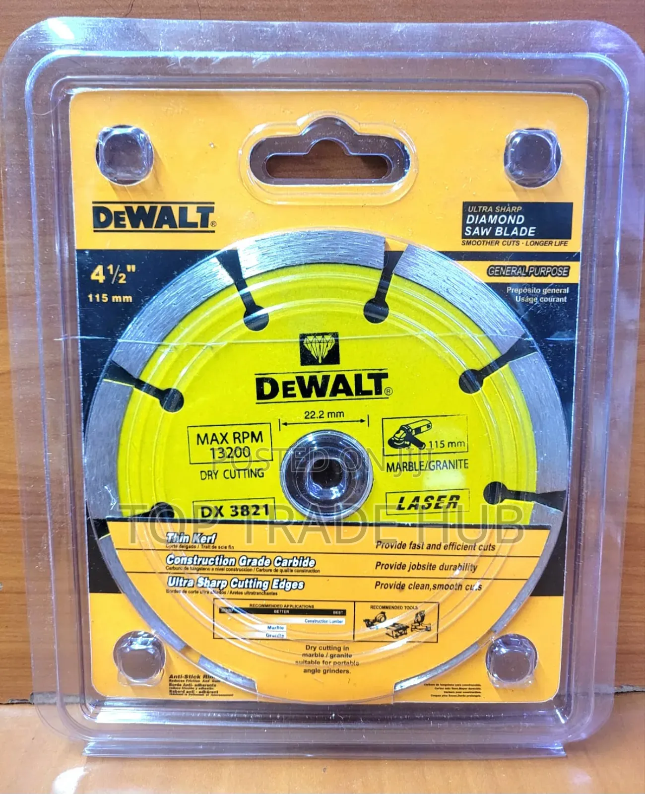 Ultra Sharp Dewalt Diamond Saw Blade 4.5 Inch/115mm