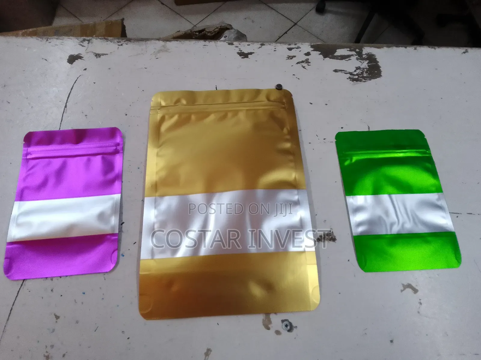 Metalized Window Ziplock Bags