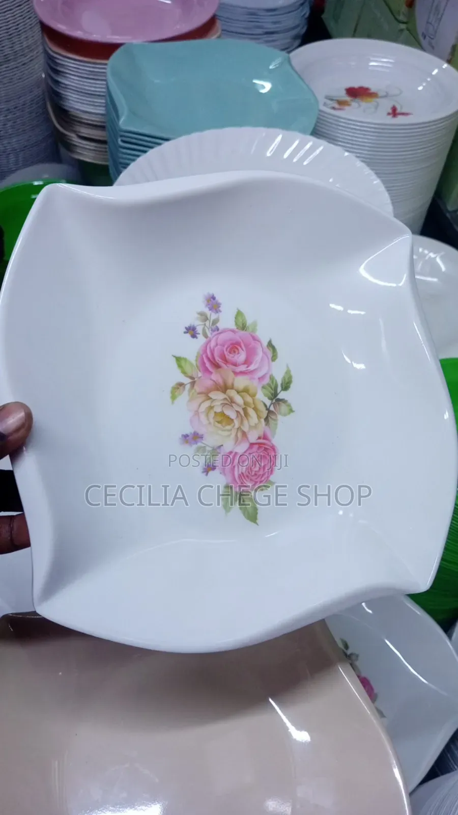 Square Melamine Plates