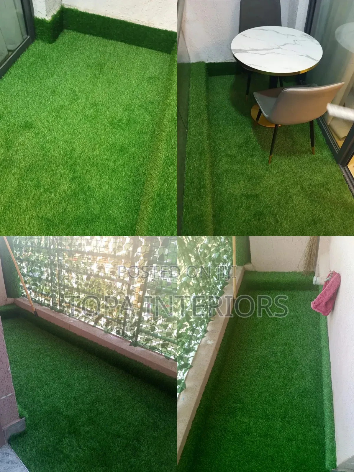 Fake Grass Outdoor and Indoor Artificial Grass Carpets Installation