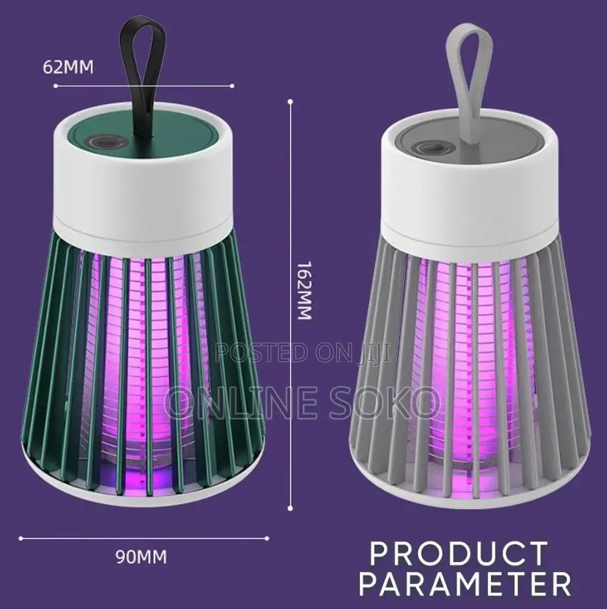 Portable Electric Shock Mosquito Flies Insect Zapper Killing Lamp