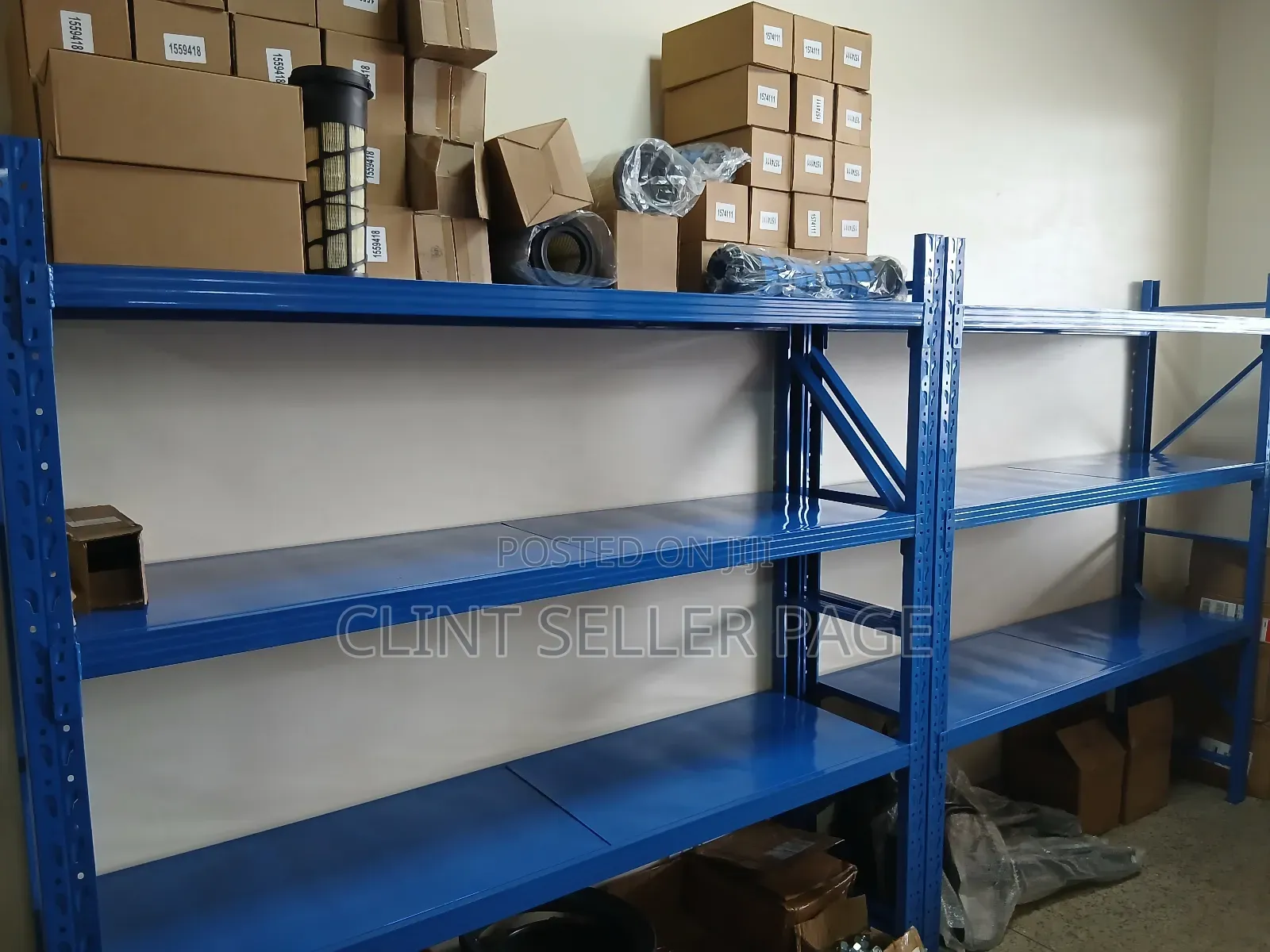 Industrial Shelves (Blue)