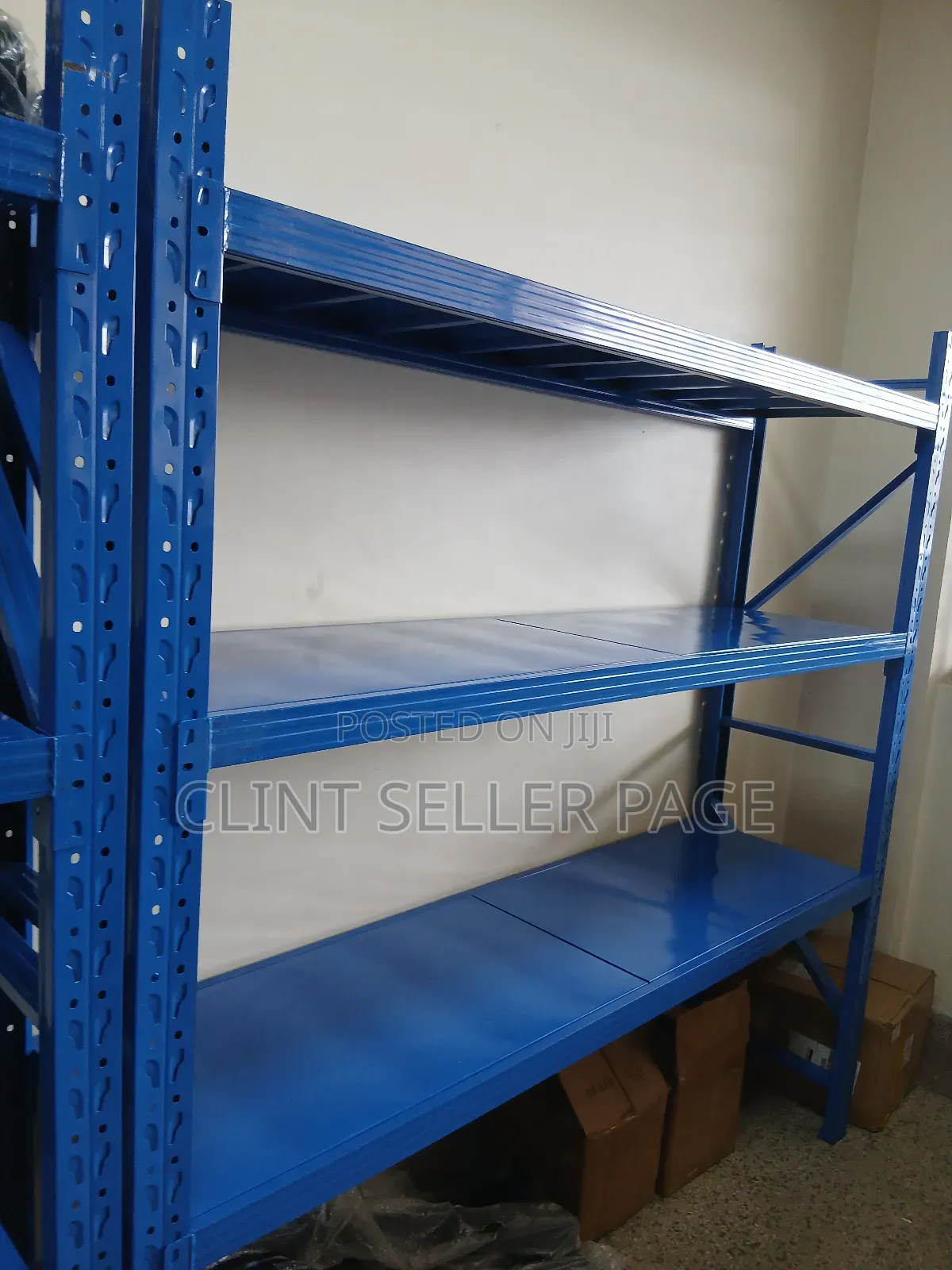 Industrial Shelves (Blue)