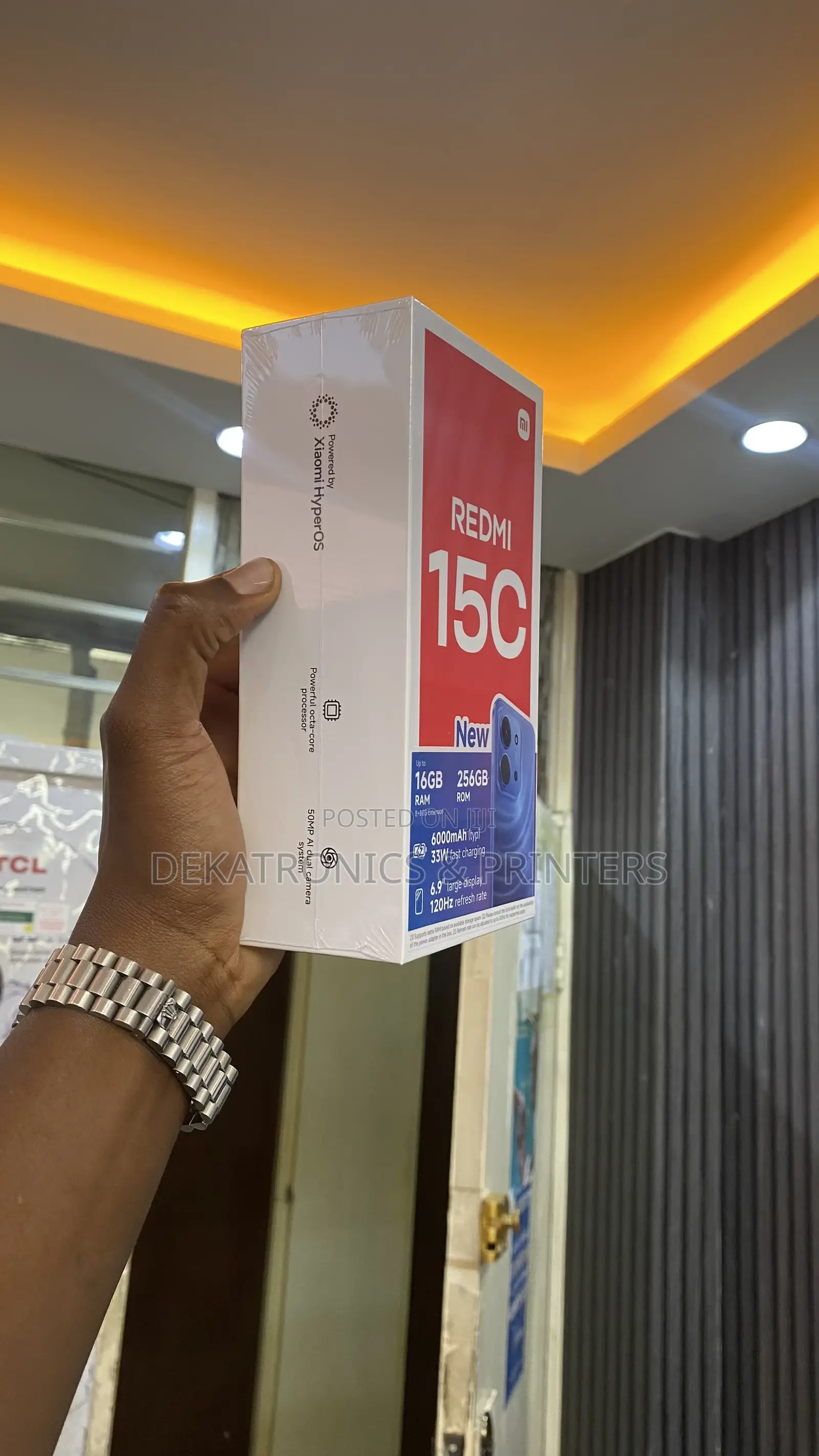 New Xiaomi Redmi 15C 4G 256 GB Black