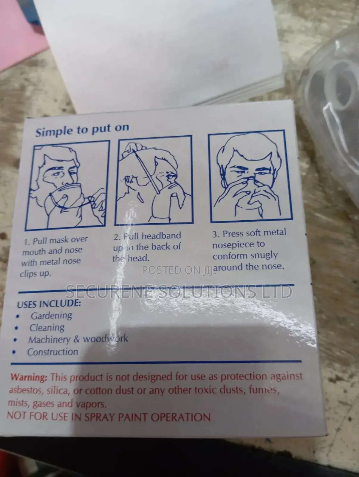 Healthcare Disposable Non-toxic Dust Masks.